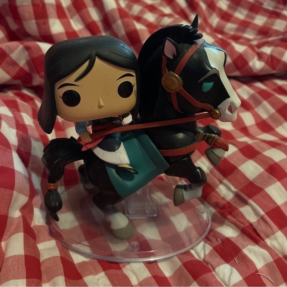 Mulan Riding Khan #76 Funko Pop Rides Vinyl Figure Loose No Box - Picture 2 of 10